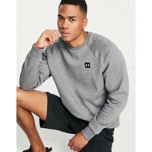 Under Armour Men's Rival Fleece Crew Sweatshirt New Gray L